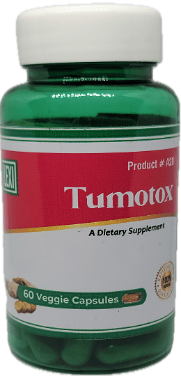 Tumotox dietary supplement bottle