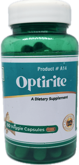 Optirite dietary supplement bottle
