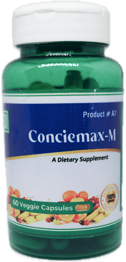 Conciemax-M dietary supplement bottle