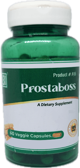 Prostaboss dietary supplement bottle